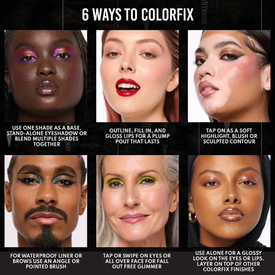 Colorfix - многофункциональный водостойкий жидкий пигмент для глаз, щек и губ. Danessa Myricks Beauty, 0.34 oz /10 mL, Chocolate — фото 4
