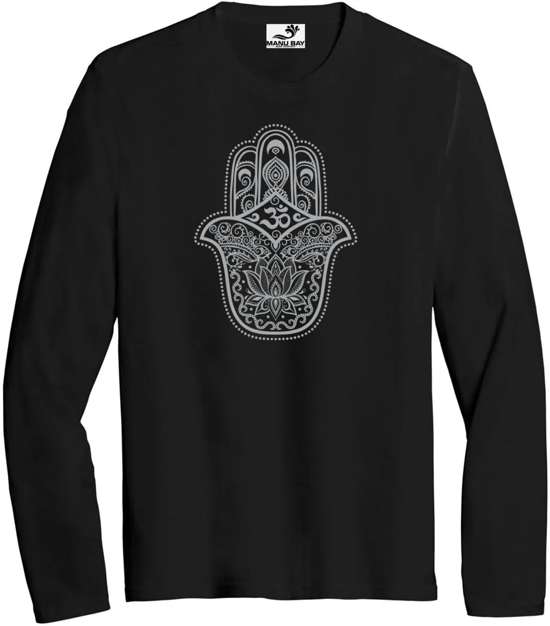

Футболка с длинным рукавом Men's Ancient Hamsa Moisture-Wicking Triblend Yoga Clothing For You
