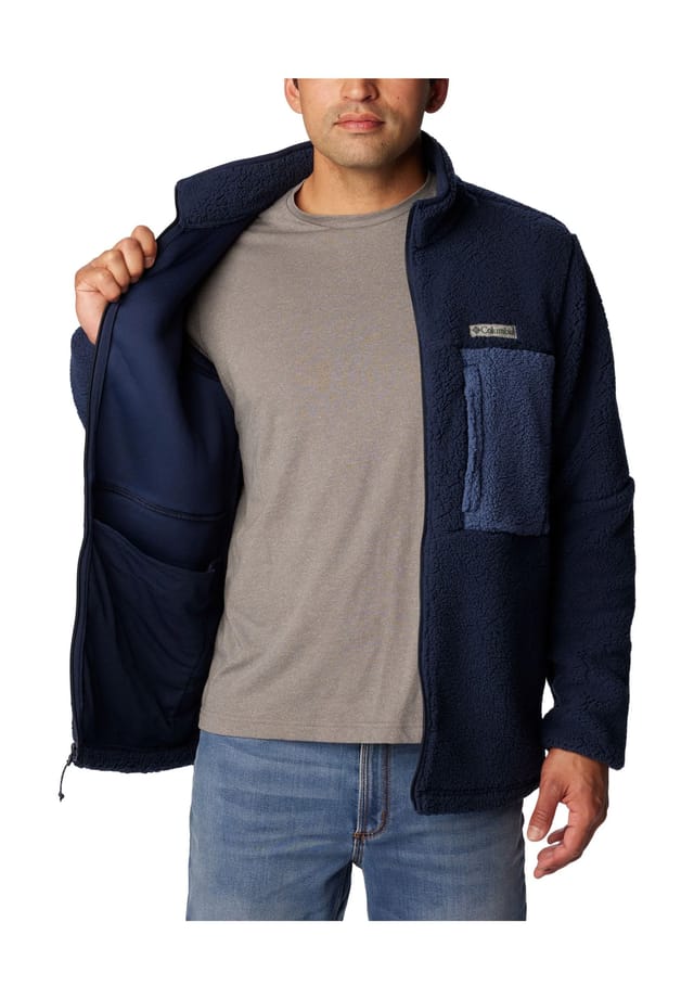 

Флисовая куртка "mountainside" воротник-стойка Columbia, цвет 495 collegiate nav