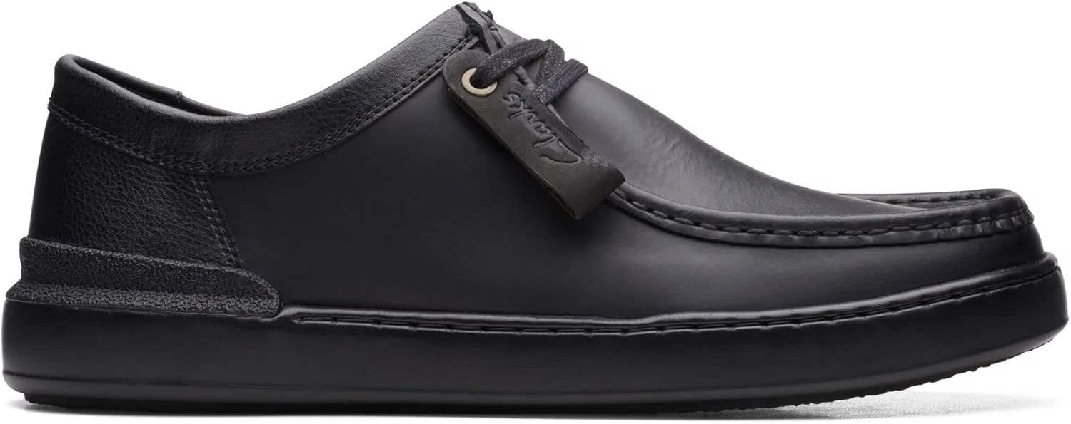 Мужские кожаные туфли Clarks CourtLite Wally 261682067, Black