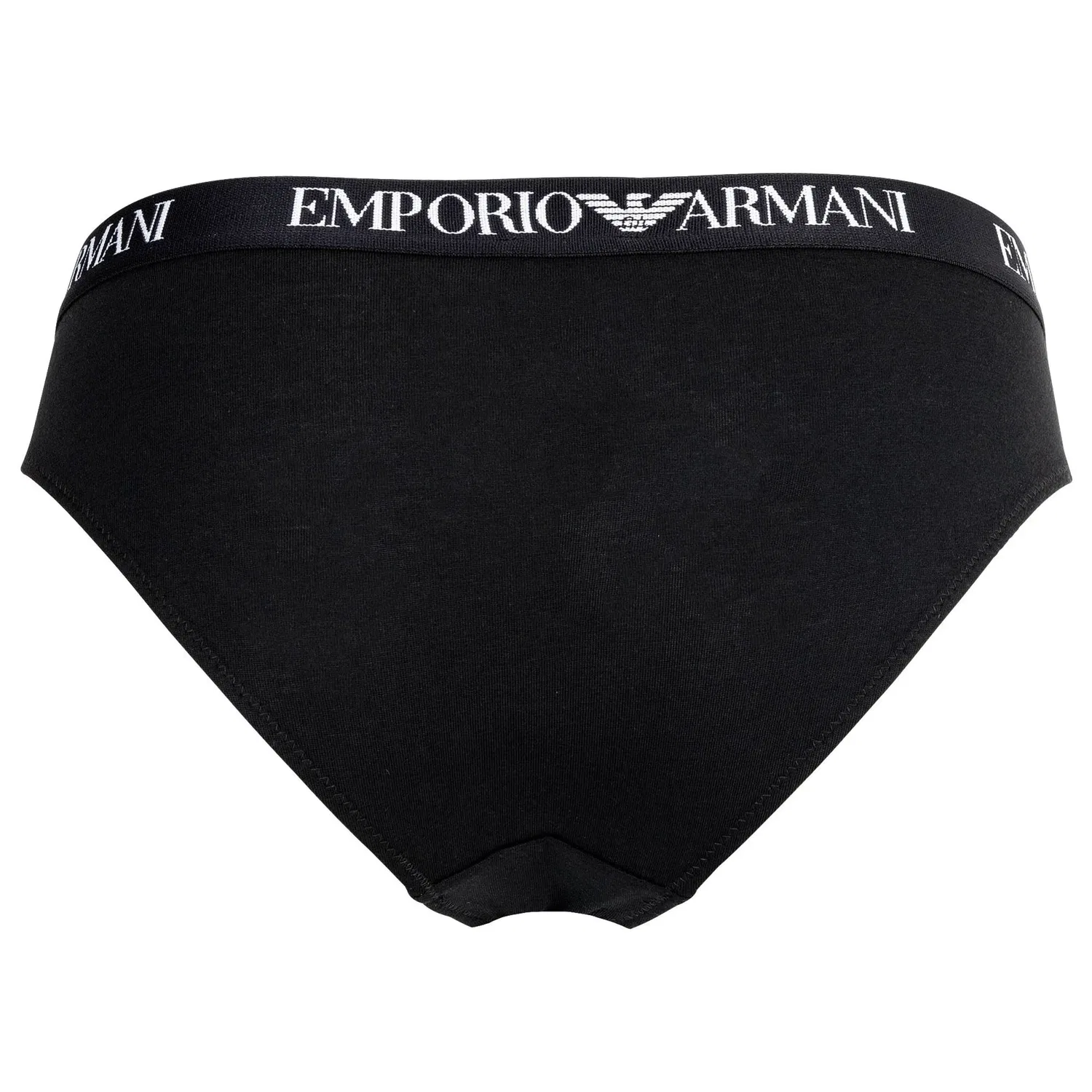 Стринги из хлопка Emporio Armani, черный — фото 3