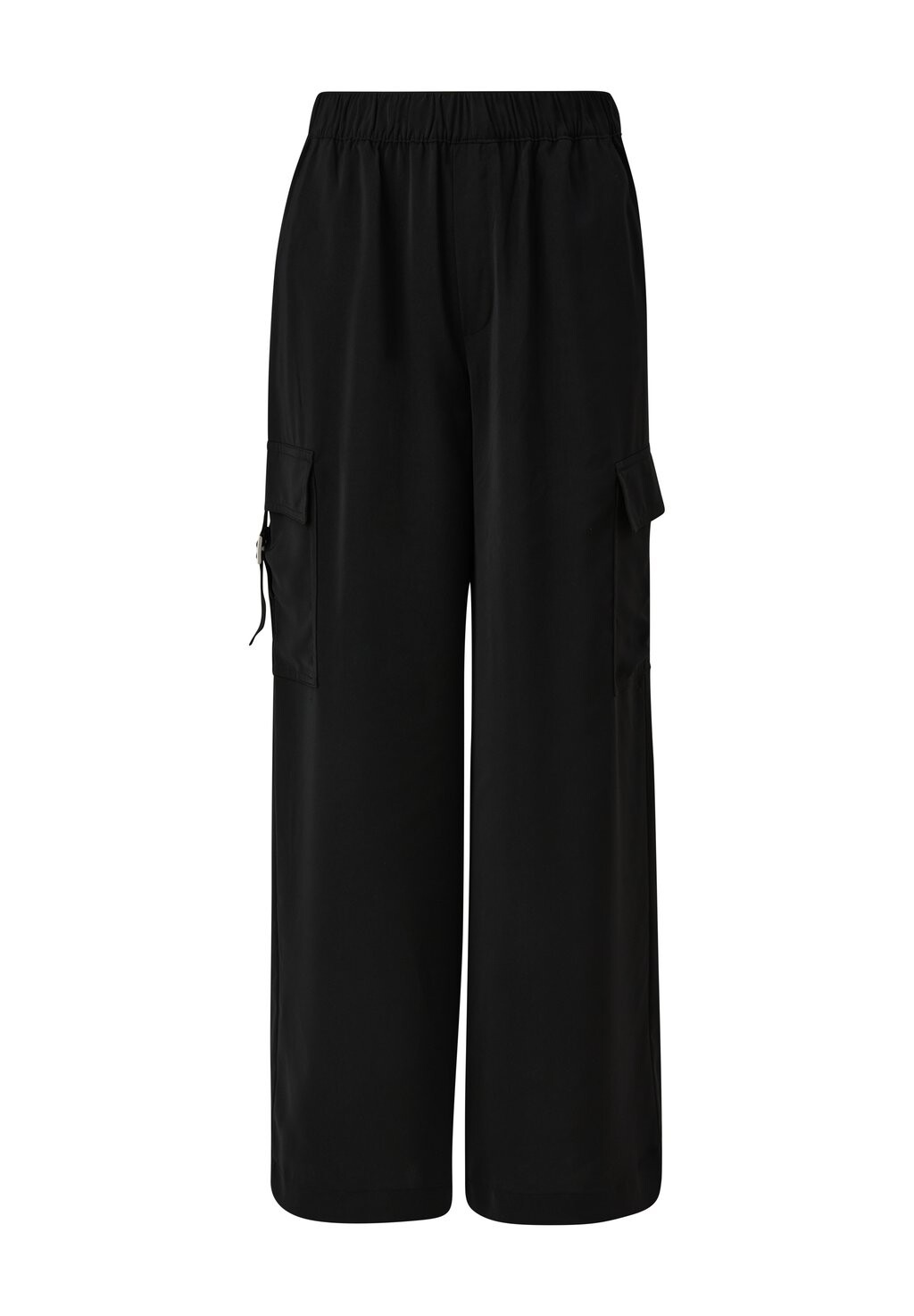 

Брюки в стиле милитари MIT WIDE LEG QS, черный