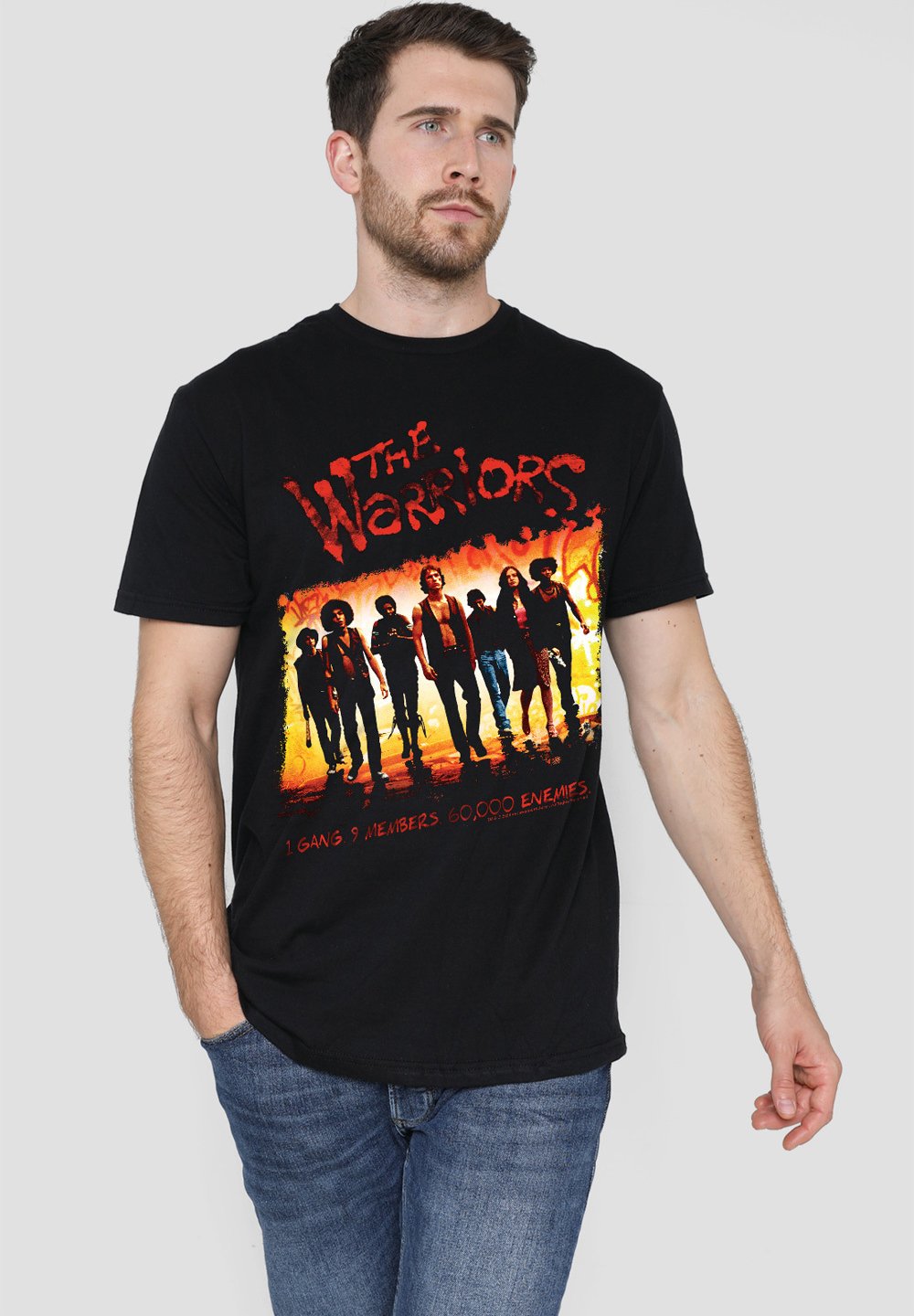 

Футболка с принтом WARRIORS ONE GANG Cotton Soul, черный