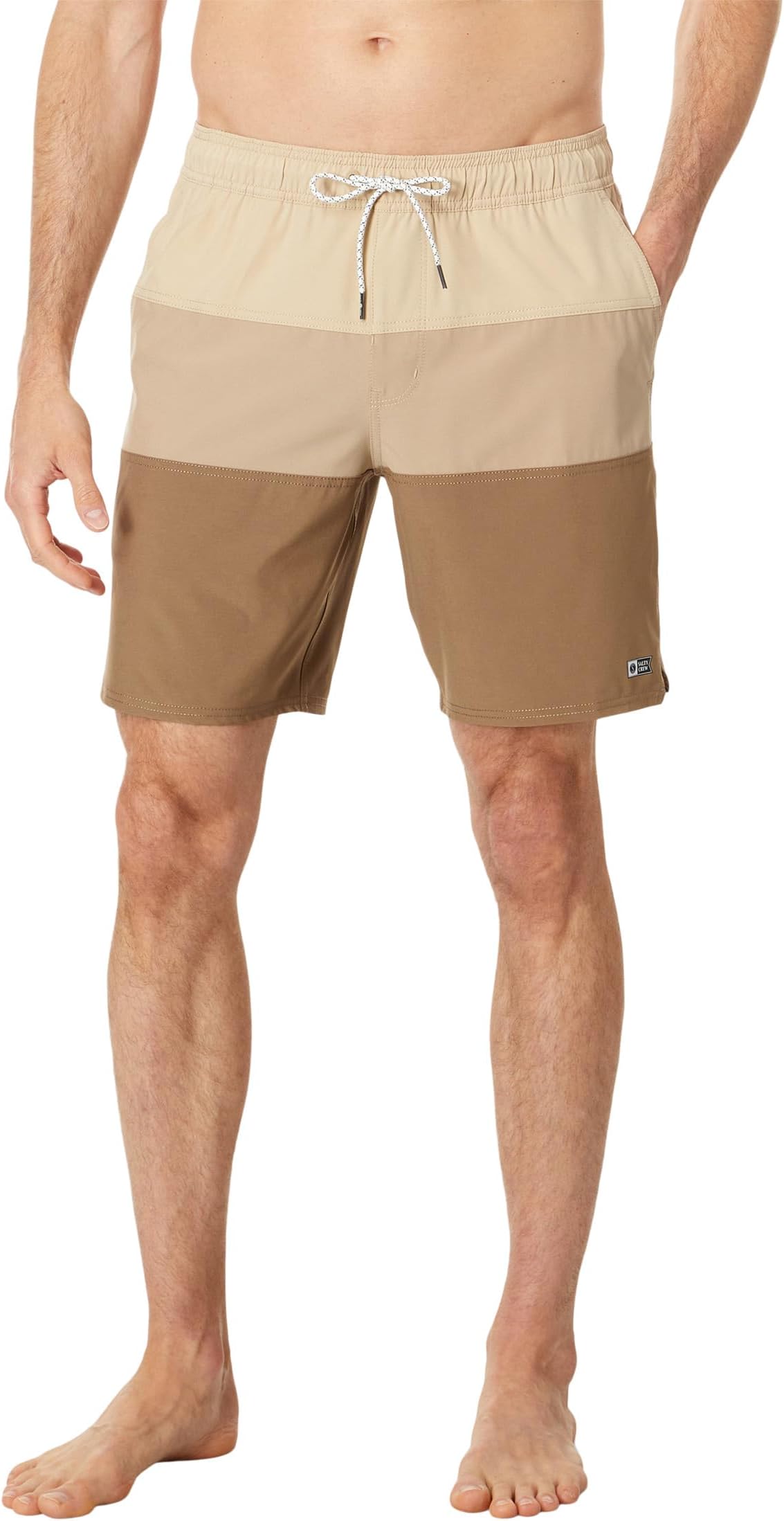 

Шорты для плавания Salty Crew Beacons 2 Elastic 18" Boardshorts, песочный