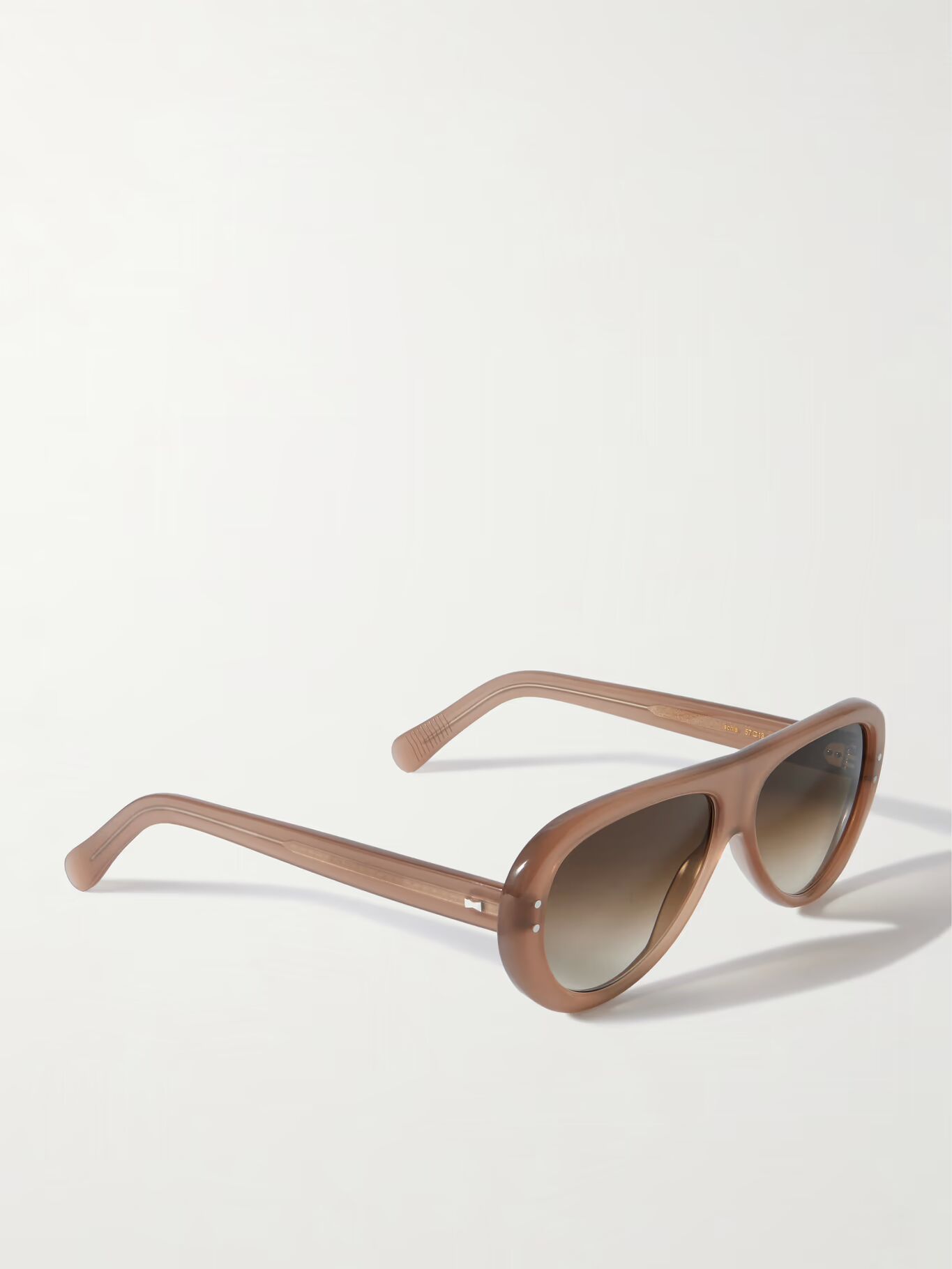

Солнцезащитные очки Cubitts Ischia Aviator в оправе из ацетата MR P., коричневый