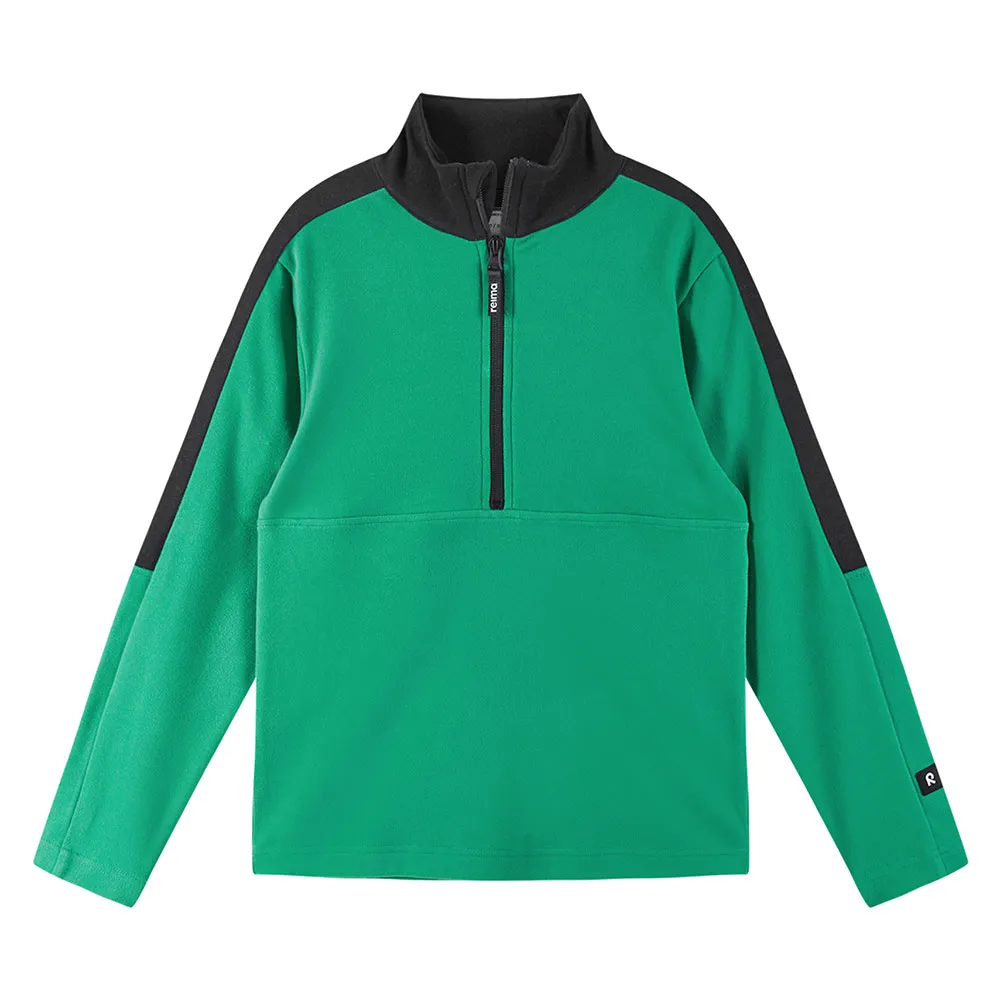 

Флис Reima Laduille full zip, зеленый