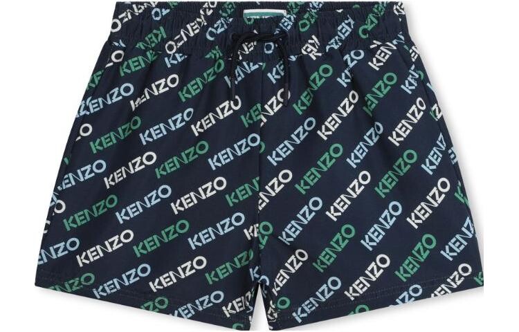 

Детский детский купальник Kenzo, темно-синий