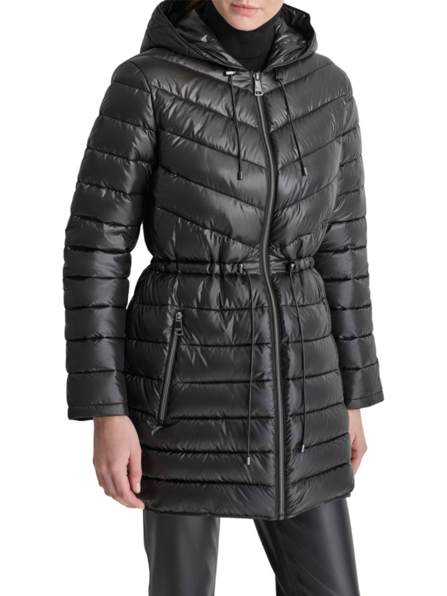 

Анорак-пуховик DKNY, черный