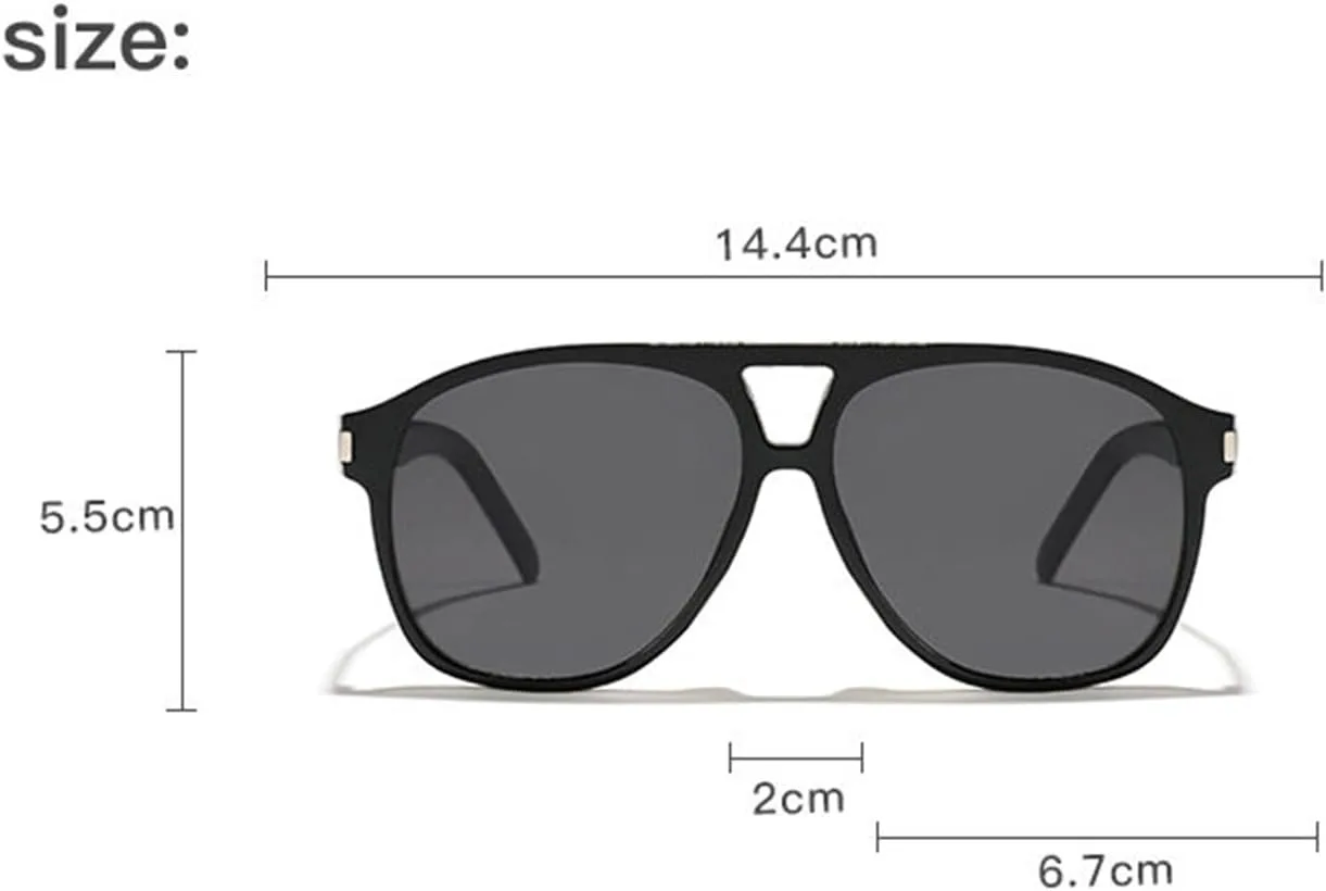 

Винтажные солнцезащитные очки-пилот с двойной перемычкой от Helena для женщин и мужчин, модные, в стиле 70-х, с градиентным переходом, для активного отдыха, C8