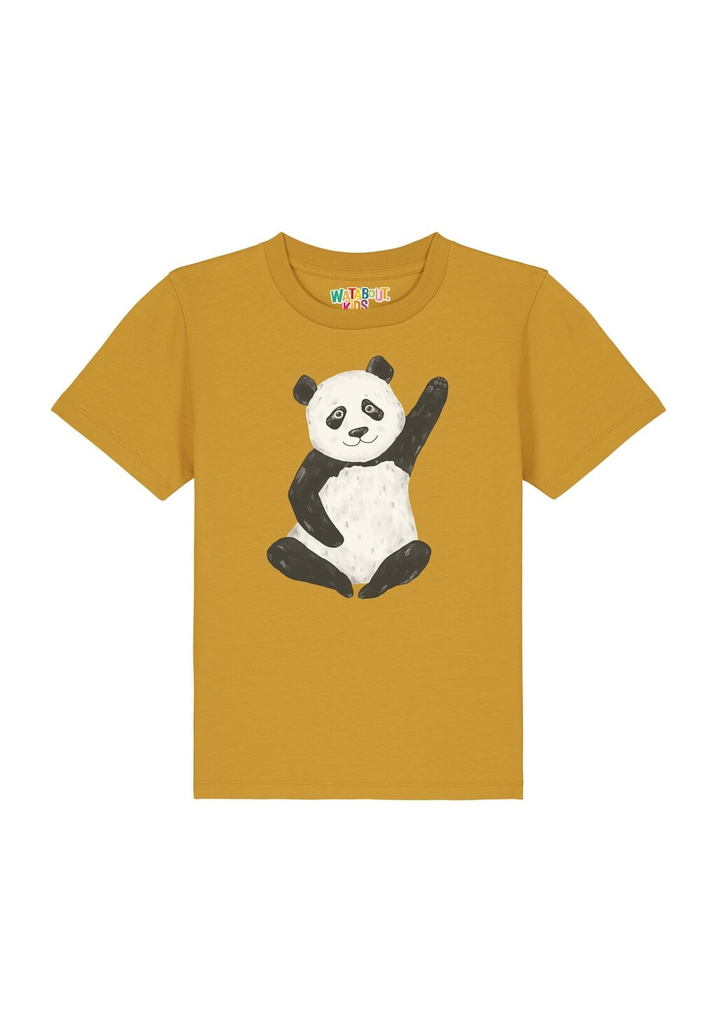 

Футболка с принтом PANDA Watapparel, цвет ochre