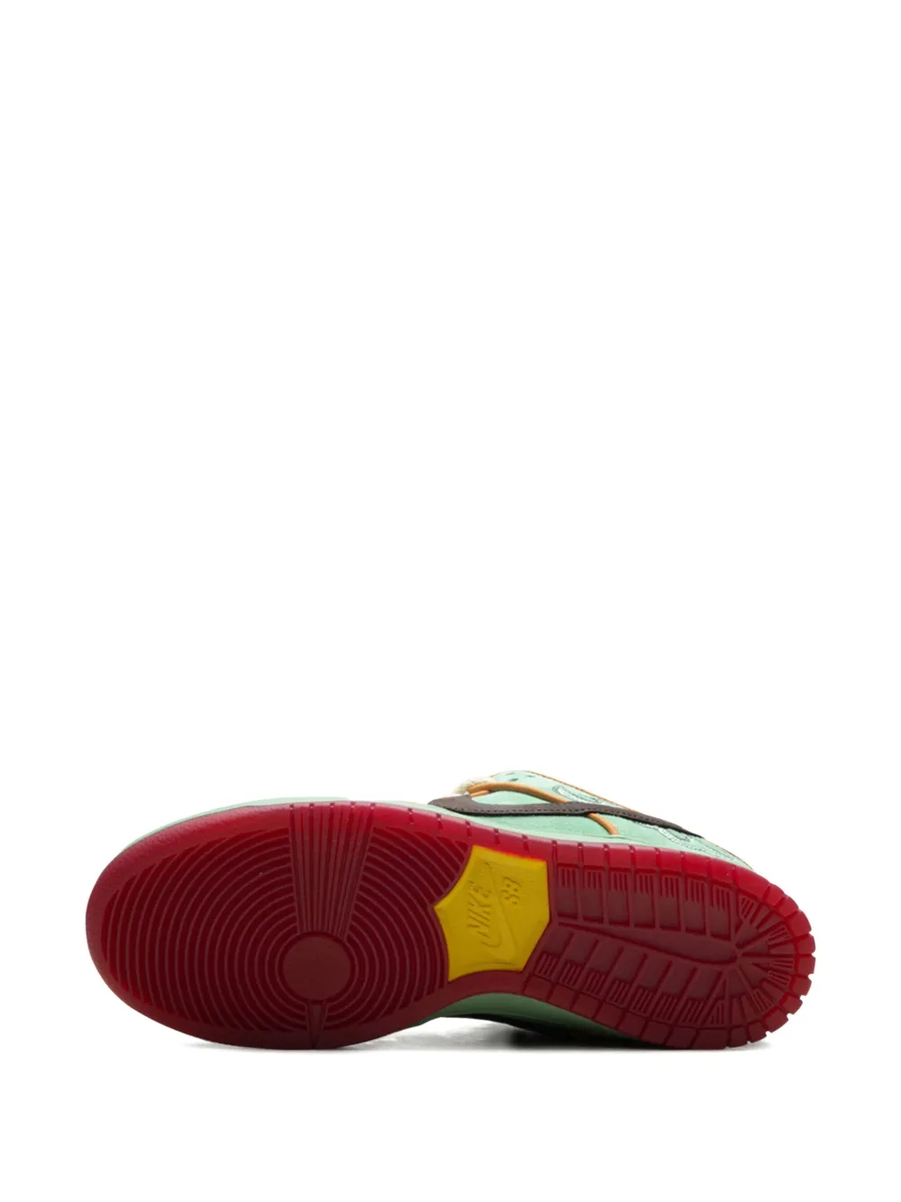 Кроссовки Dunk Low Tourmaline из коллаборации с BHM Nike, зеленый — фото 4