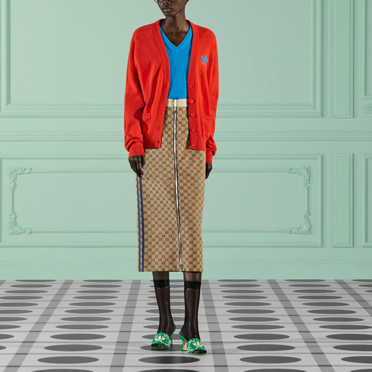 Топ женский Adidas X Gucci, синий — фото 2