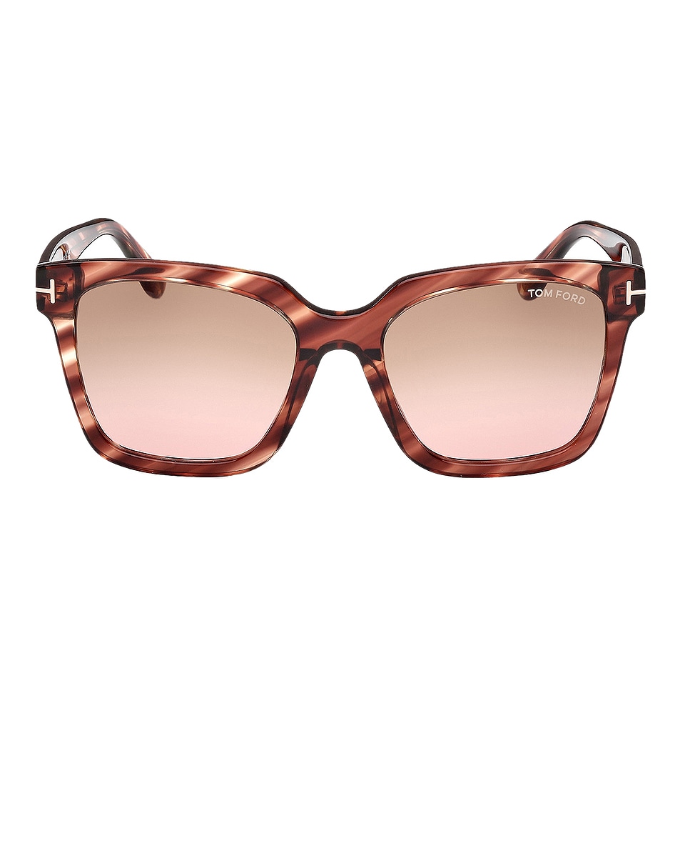 

Солнцезащитные очки Selby Tom Ford, Red Havana & Brown