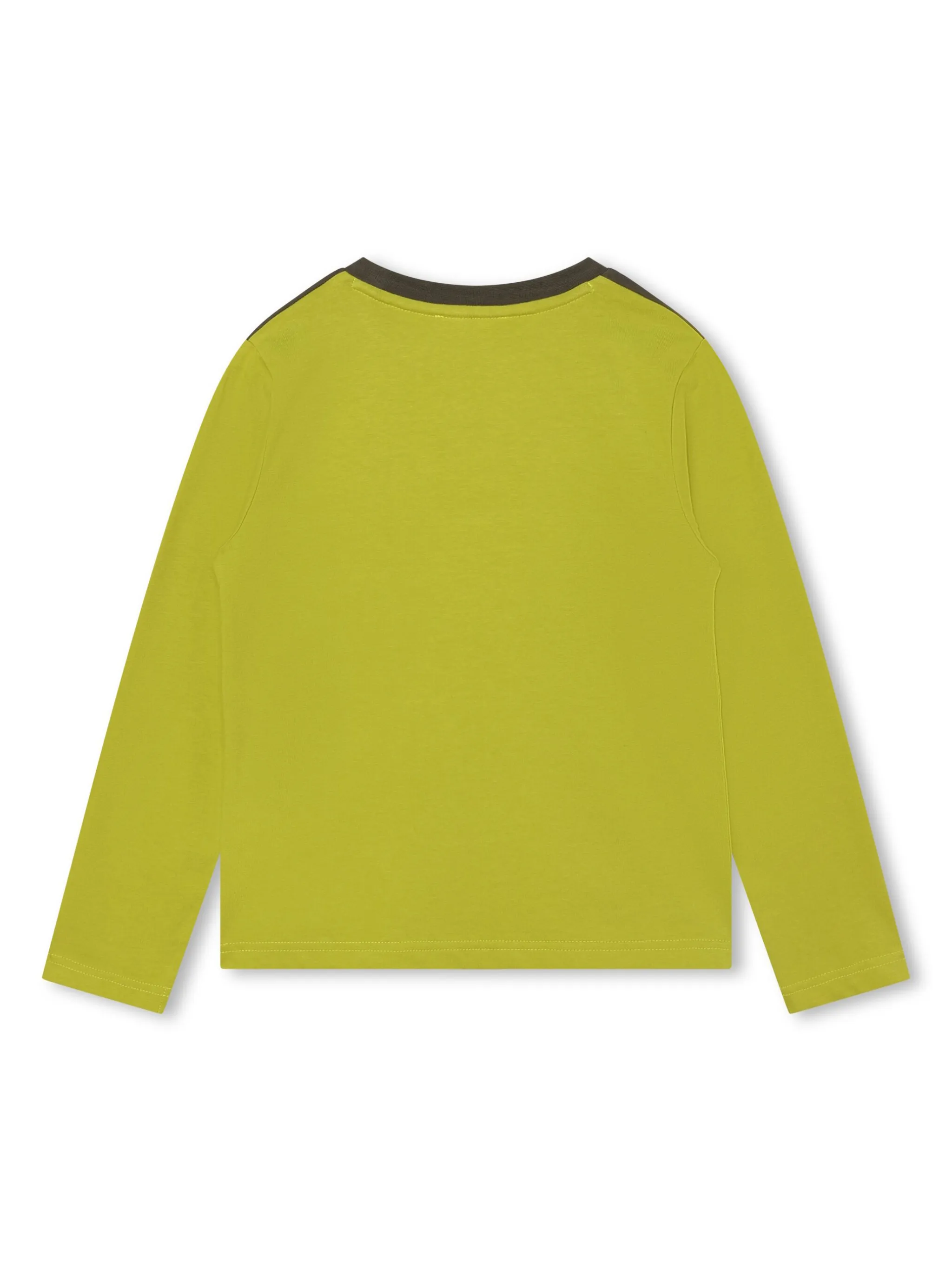 Толстовка в стиле колор-блок с логотипом Dkny Kids, зеленый — фото 2