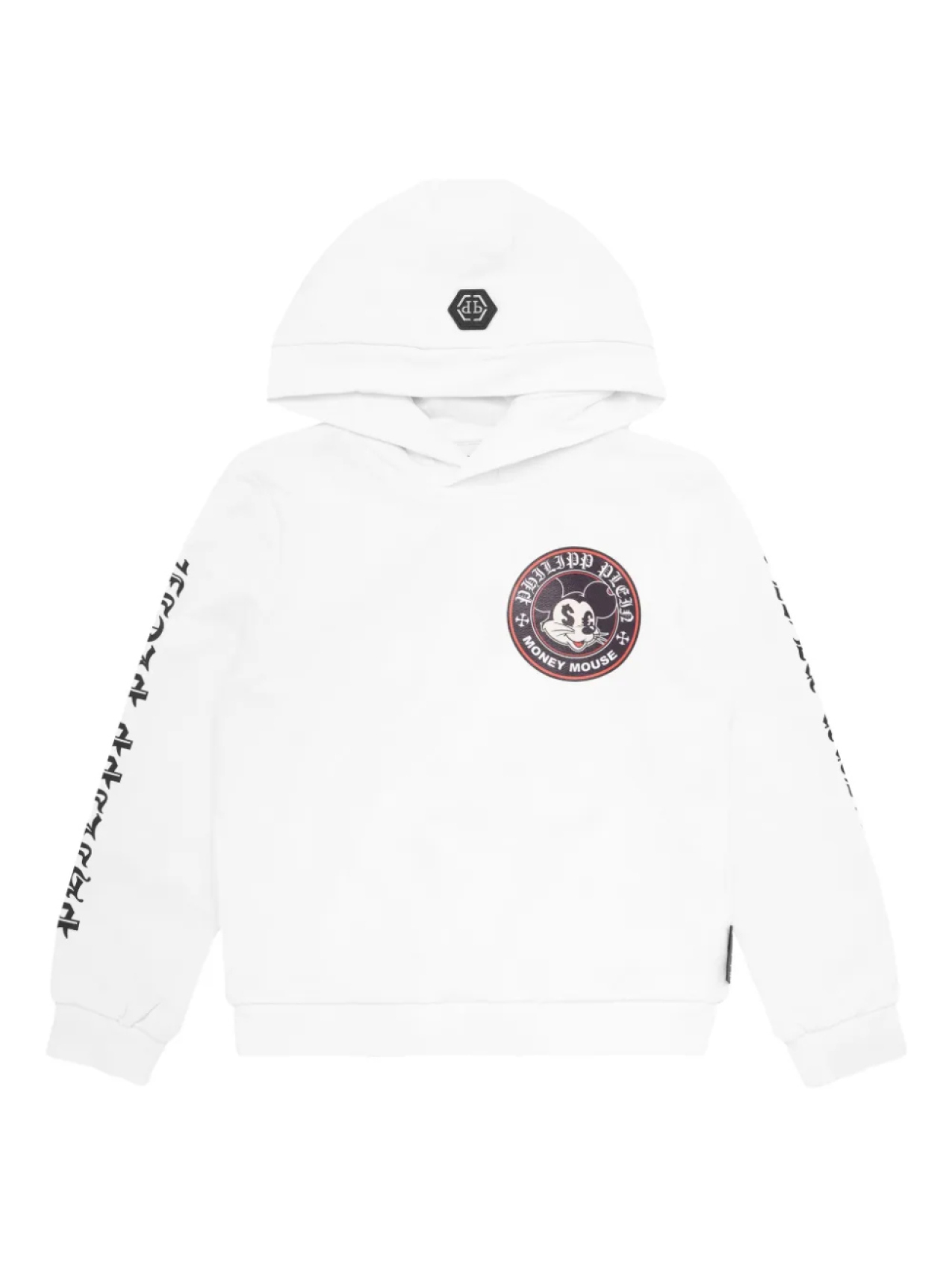 

Толстовка с капюшоном Philipp Plein Money Mouse, белый