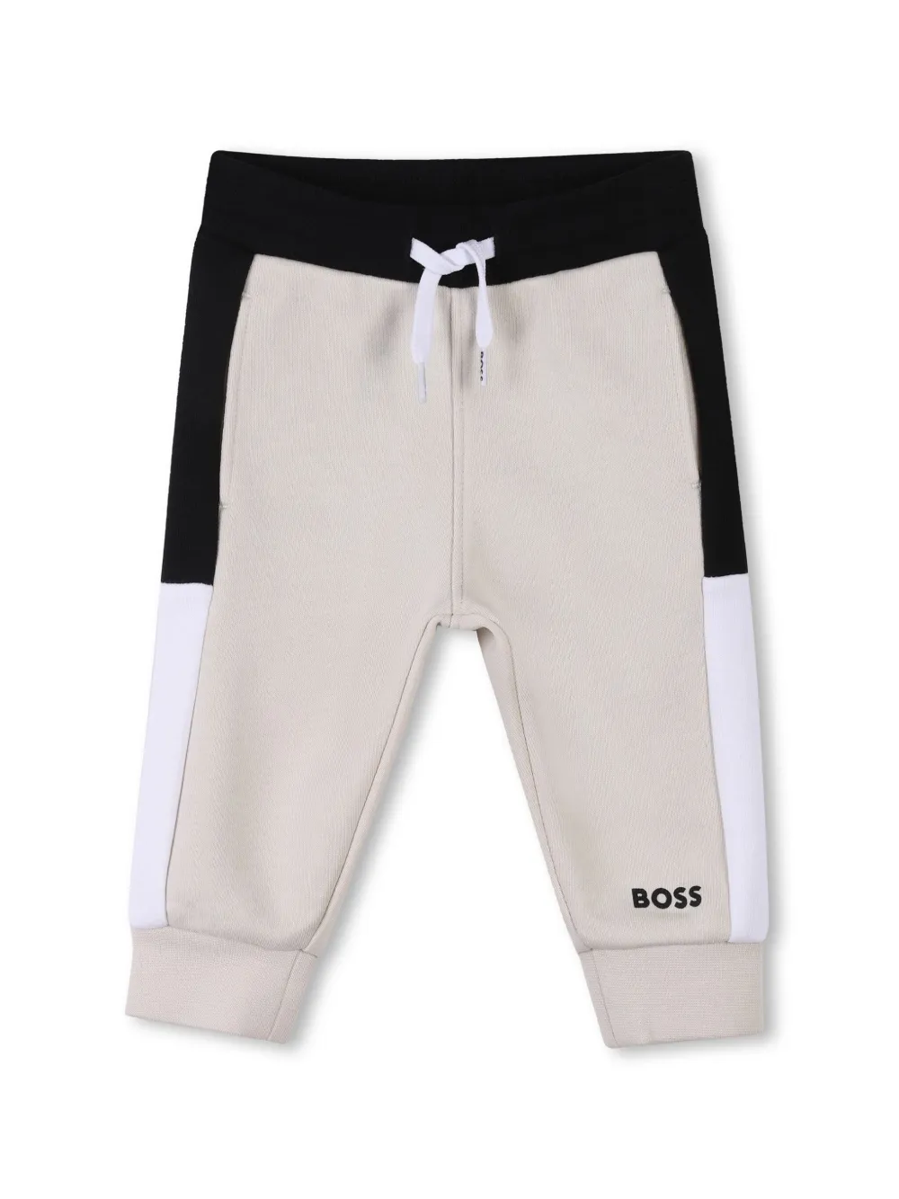 

Спортивные брюки в стиле колор-блок BOSS Kidswear, нейтральный