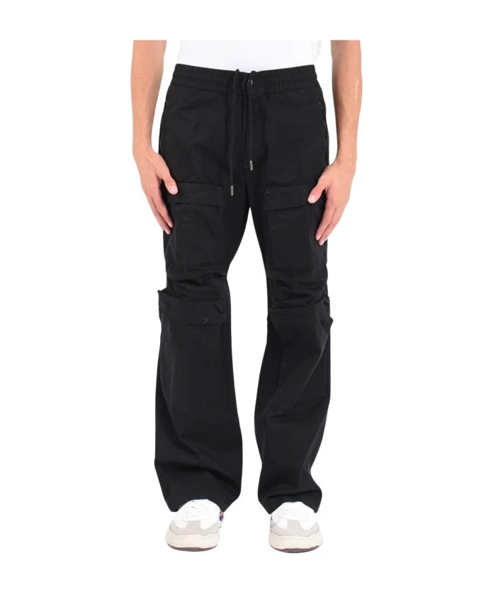 

Нейлоновые рабочие брюки свободного кроя Diesel, черный