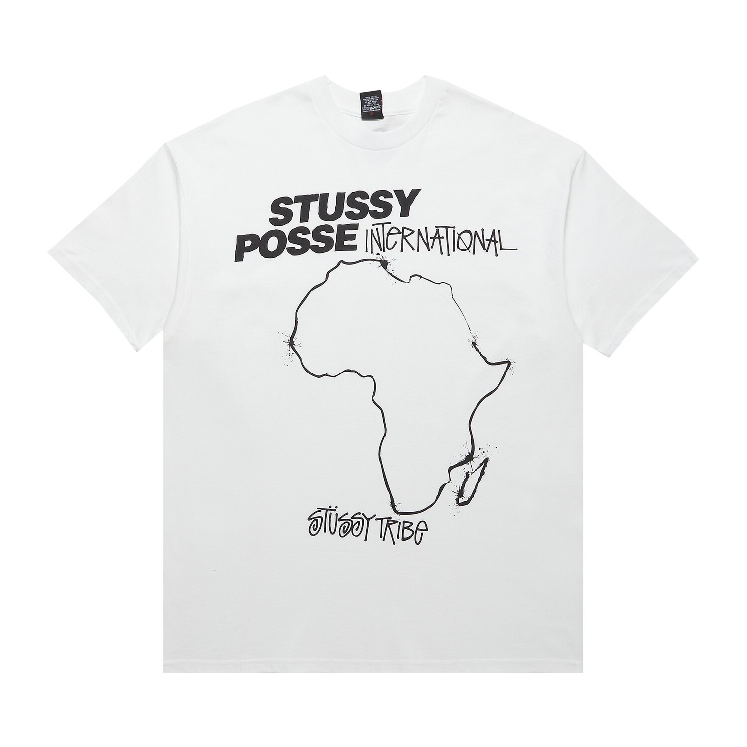

Футболка Stussy Posse International Tribe, цвет Белый
