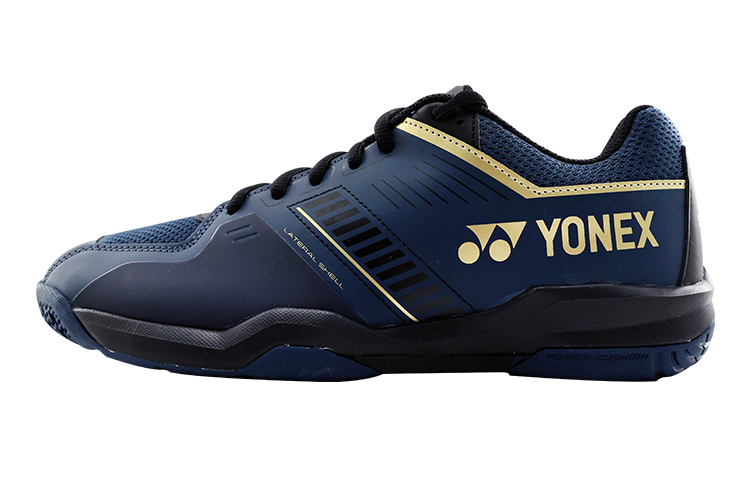 

YONEX Низкие, износостойкие, противоскользящие кроссовки для бадминтона, мужские, темно-синие, золотистые