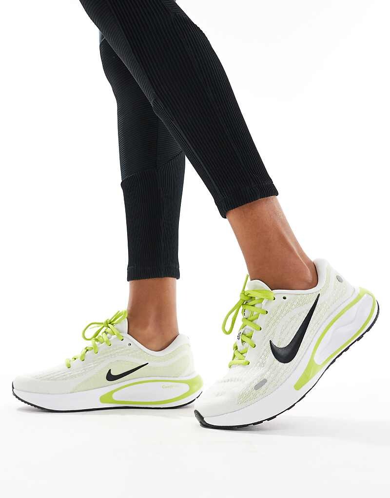 

Бело-зеленые кроссовки Nike Running Journey Run, Зеленый, Бело-зеленые кроссовки Nike Running Journey Run