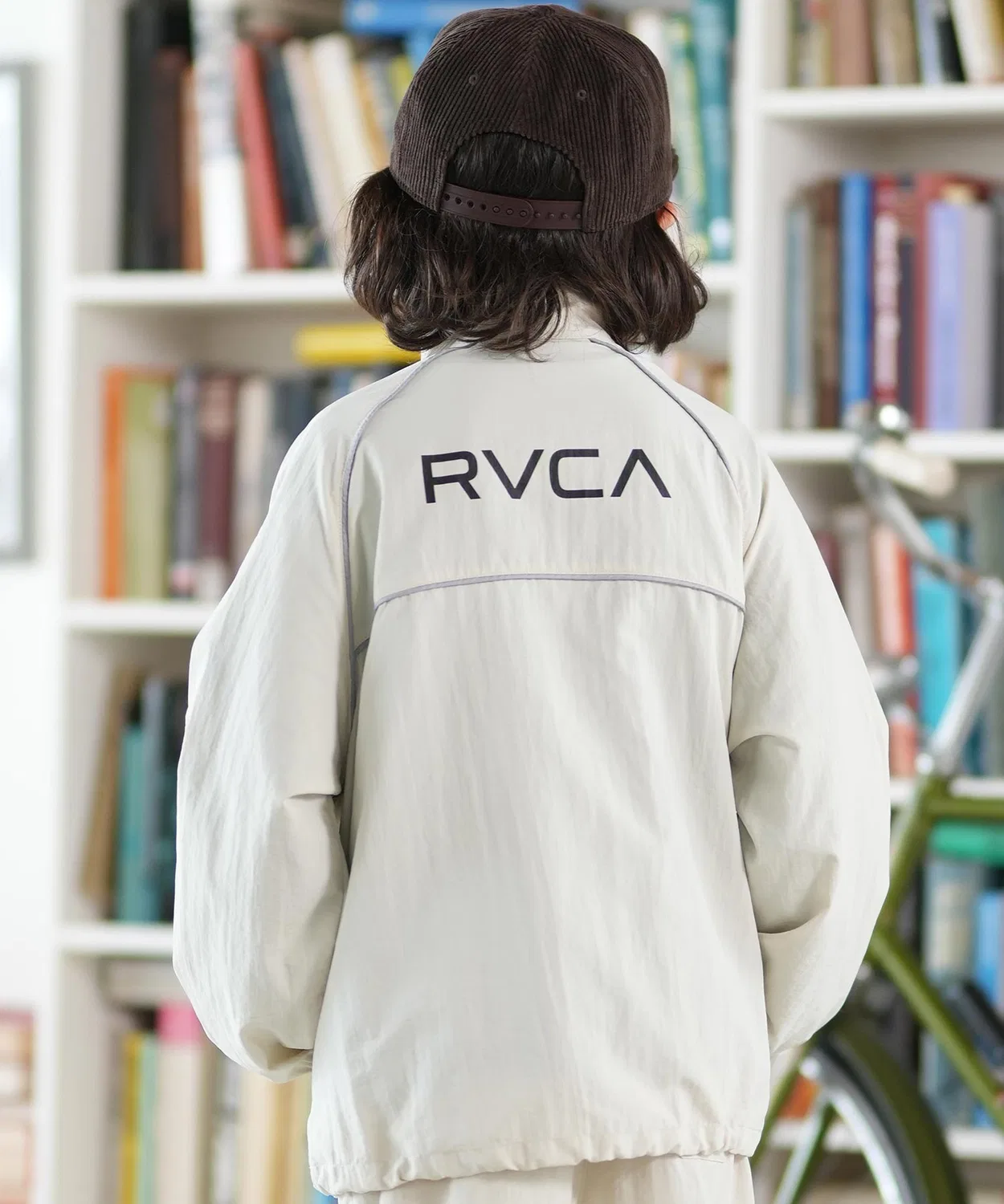 Куртка нейлоновая RVCA MIL NYLON JACKET детская серебристо-серая