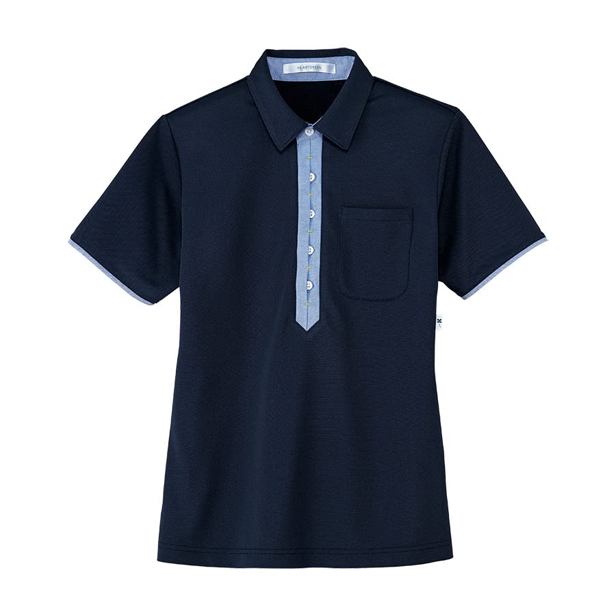 

Футболка-поло с коротким рукавом HEARTGREEN HM2819-2 (Yozora), размер 4L, производства Carsee Kashima, предназначена для униформы медицинского персонала и медицинских работников Karsee Kashima