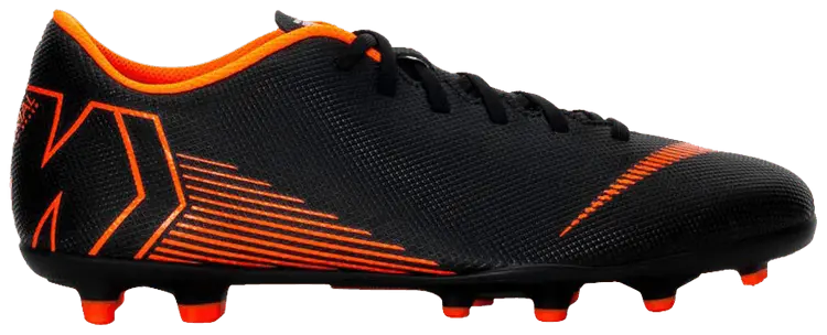 

Кроссовки Nike Mercurial Vapor 12 Club FG MG 'Black Total Orange', черный