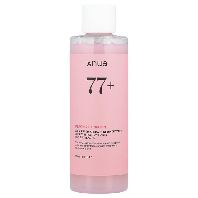 

Anua, Тоник с ниациновой эссенцией Peach 77, 250 мл (8,45 жидк. Унции)