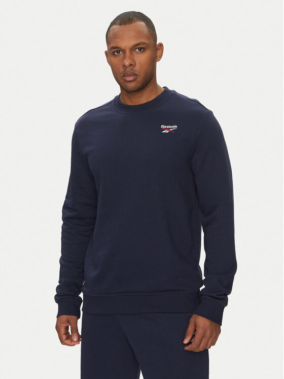 

Толстовка обычного кроя 100217146 Reebok, синий