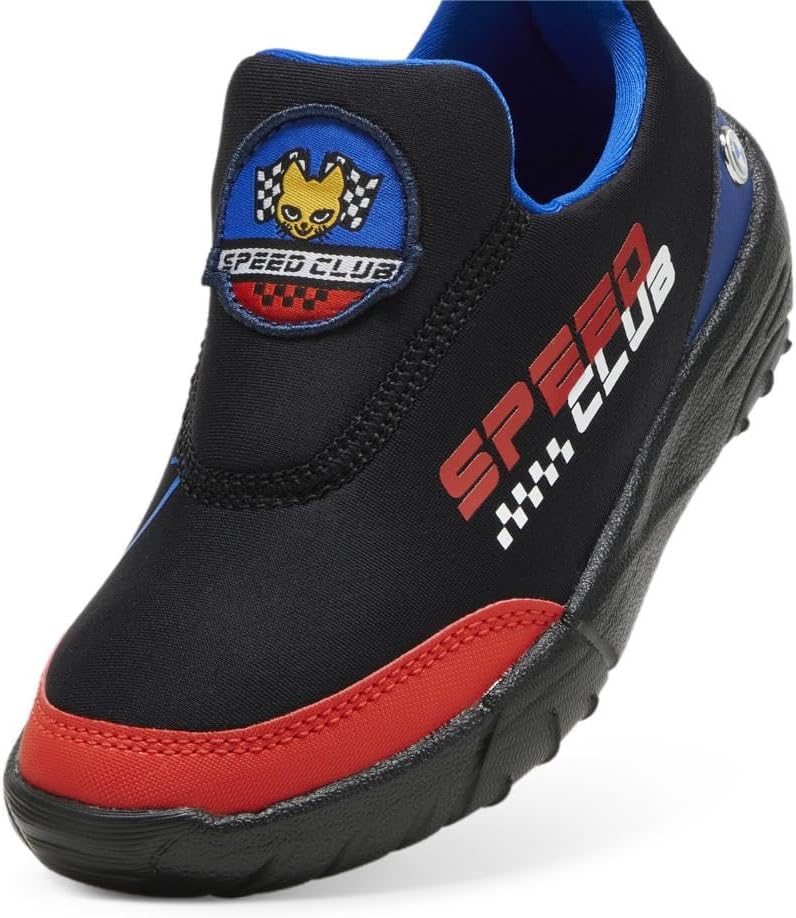 Детские кроссовки Puma Unisex BMW M Motorsport без застежек, черный — фото 2