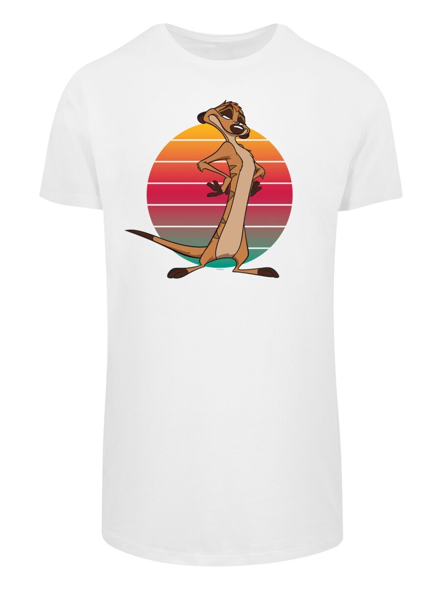 

Классическая футболка F4NT4STIC Shirt Disney König der Löwen Timon Sunset, белый