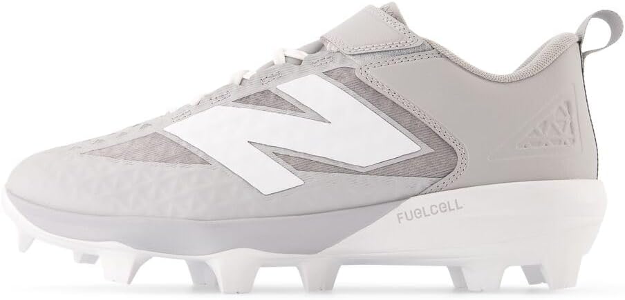 Бейсбольные кроссовки New Balance Men's FuelCell 4040 V8 с формованной подошвой, белый — фото 2