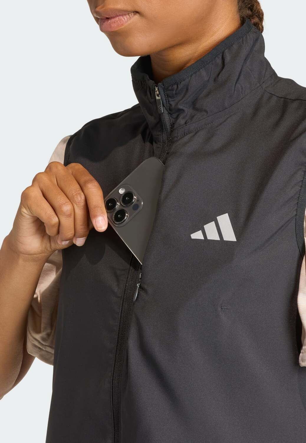 Adidas Performance Спортивный жилет 'Adi365 Essentials' в черном цвете — фото 4