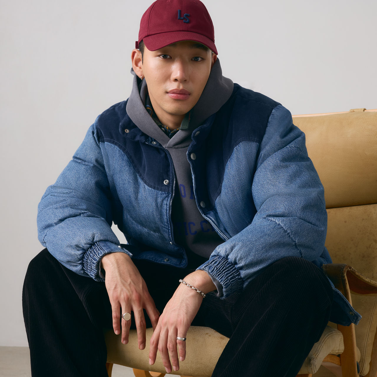 

Короткая стеганая куртка Wild West Levi's, Riverbank - Medium Wash