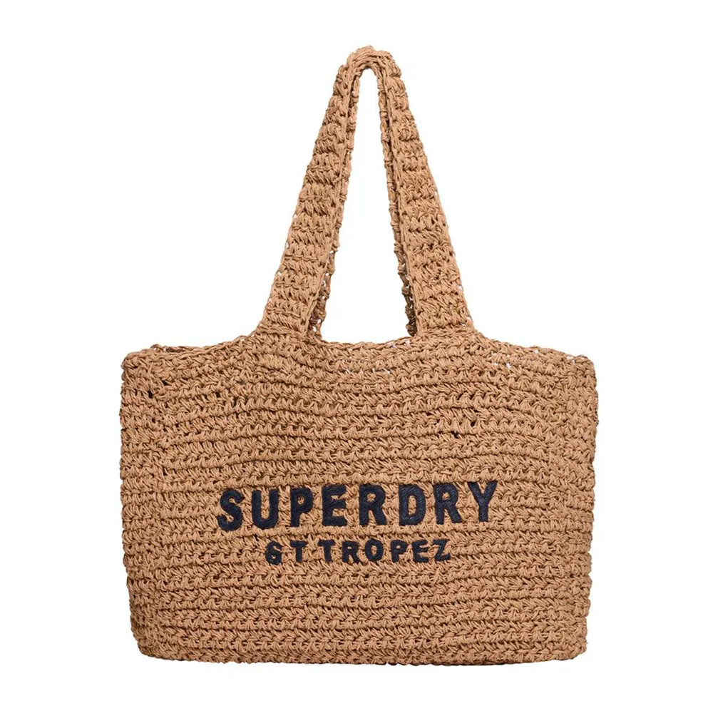 

Сумка-тоут Superdry Crochet City, коричневый