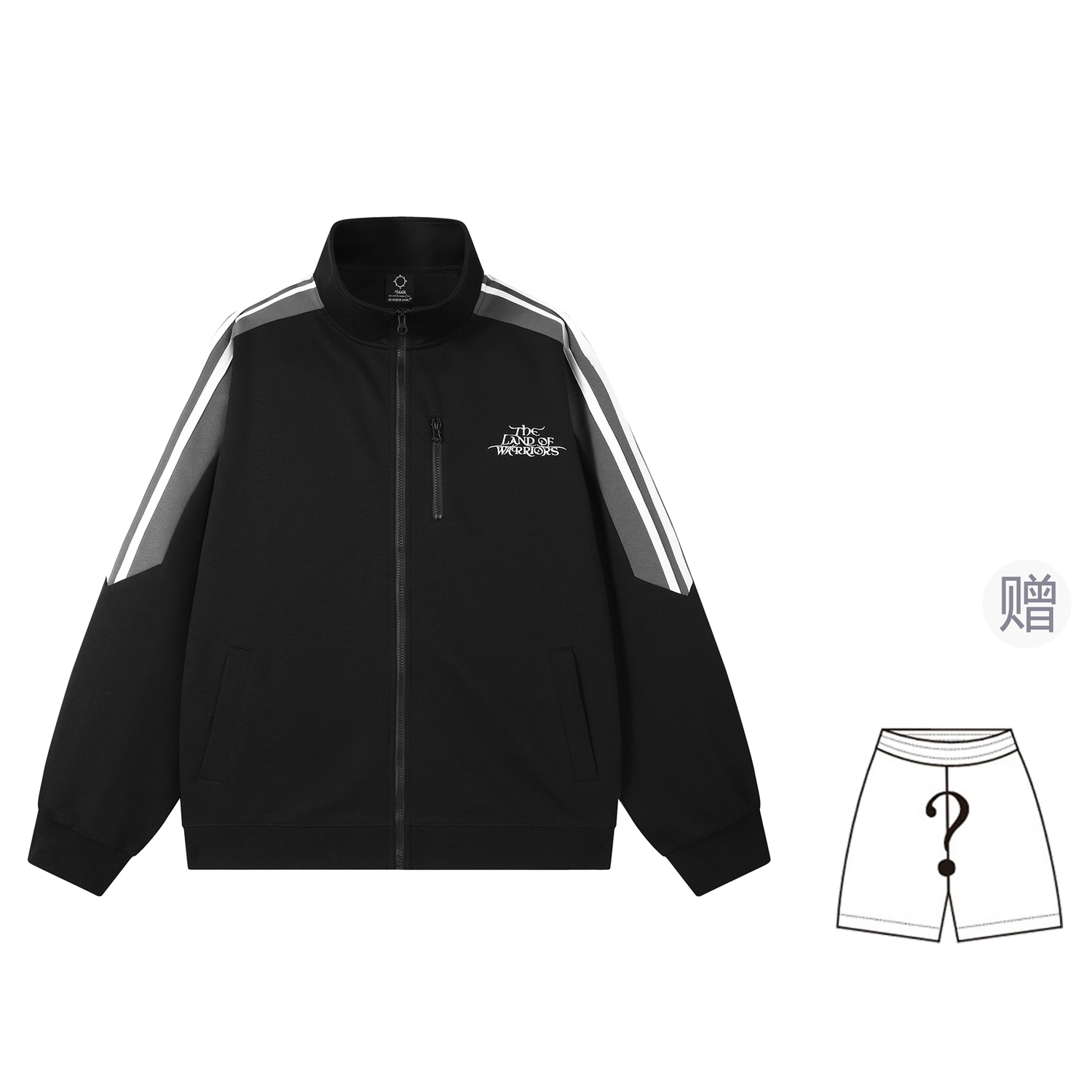 

DOKI Куртка Unisex, Black (Comes with Shorts)