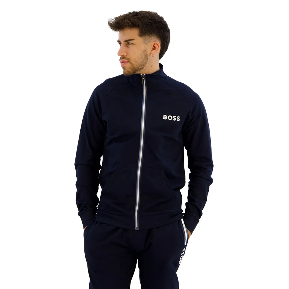 

Толстовка BOSS Authentic Z 10208539 18 full zip, синий