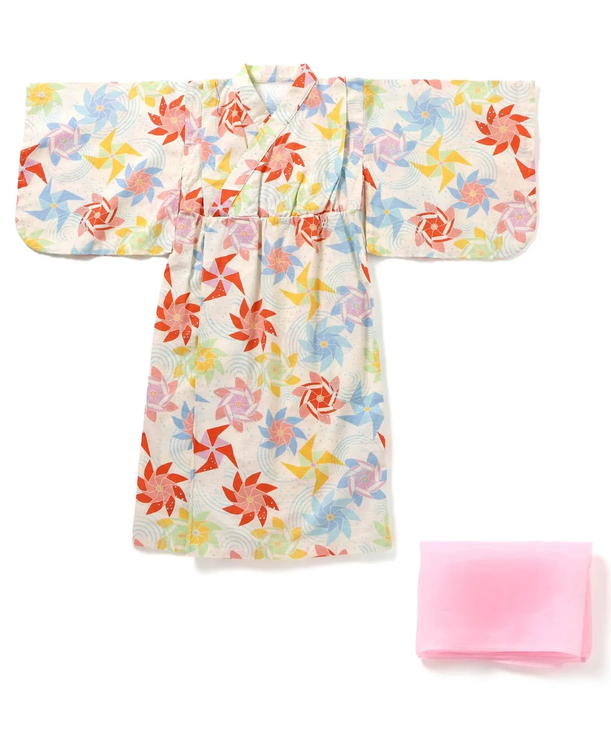 Детская юката с крупным рисунком BREEZE, набор, темно-синий — фото 2