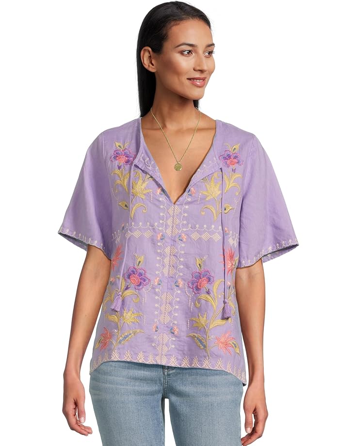 

Блуза Johnny Was Ruffle Sleeve Field Blouse, цвет Bougainvillea