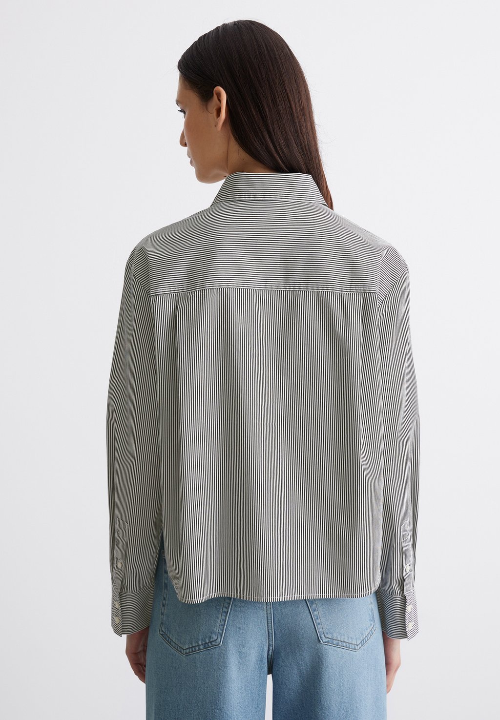 

Блузка на пуговицах CROPPED AUS PREMIUM Marc O'Polo, белый