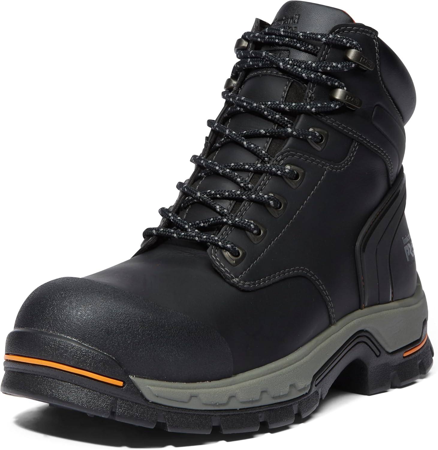

Timberland PRO мужские ботинки Stockdale 6 дюймов с защитным носком Alloy и противоскользящей подошвой Gripmax, Black Raptek-2024 New