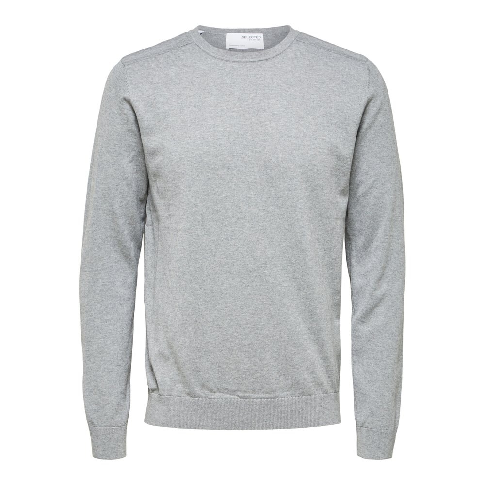 

Свитер Selected Berg B Crew Neck, серый