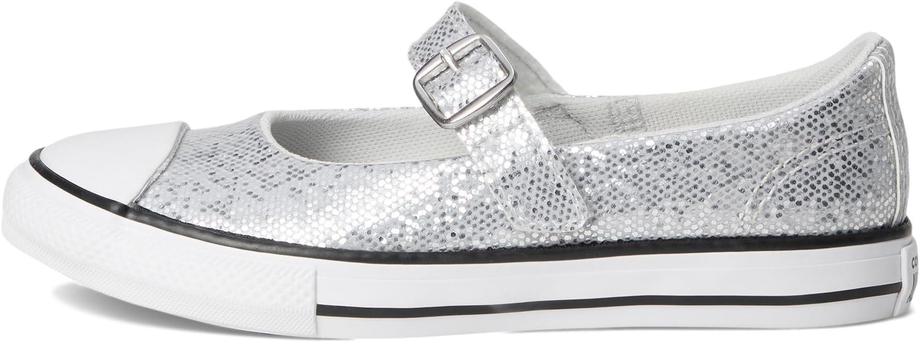 Кроссовки Converse Kids  Chuck Taylor All Star Dainty Mary Jane Disco Easy On, Barely Grey/White/Black — фото 4