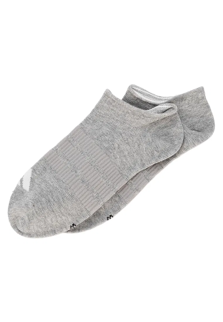 Носки спортивные, низкие, 3 пары Adidas, белый/черный/серый — фото 3