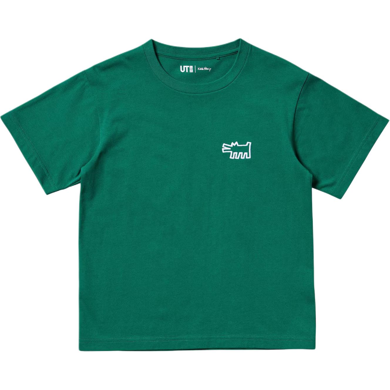 

Футболка для детей 3-7 лет UNIQLO, темно-зеленый