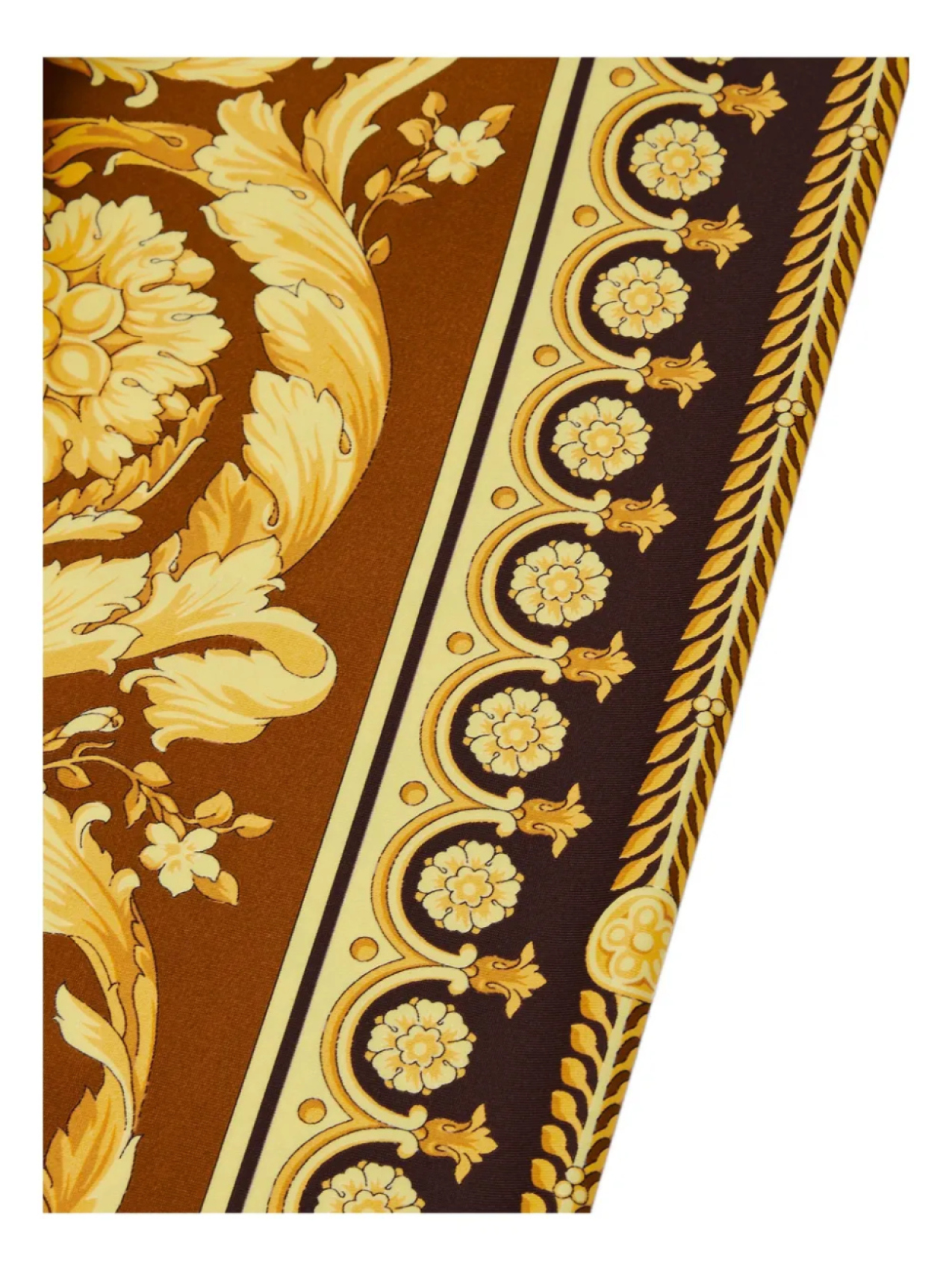 

Леггинсы с принтом Versace Barocco, коричневый