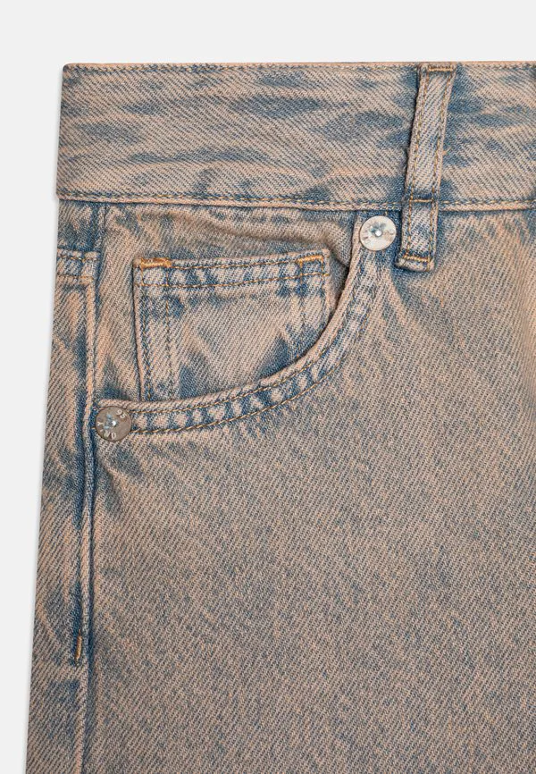 Джинсы kogbaxter с широкими прямыми штанинами Only Girls, Light Blue Denim/Tinted — фото 3