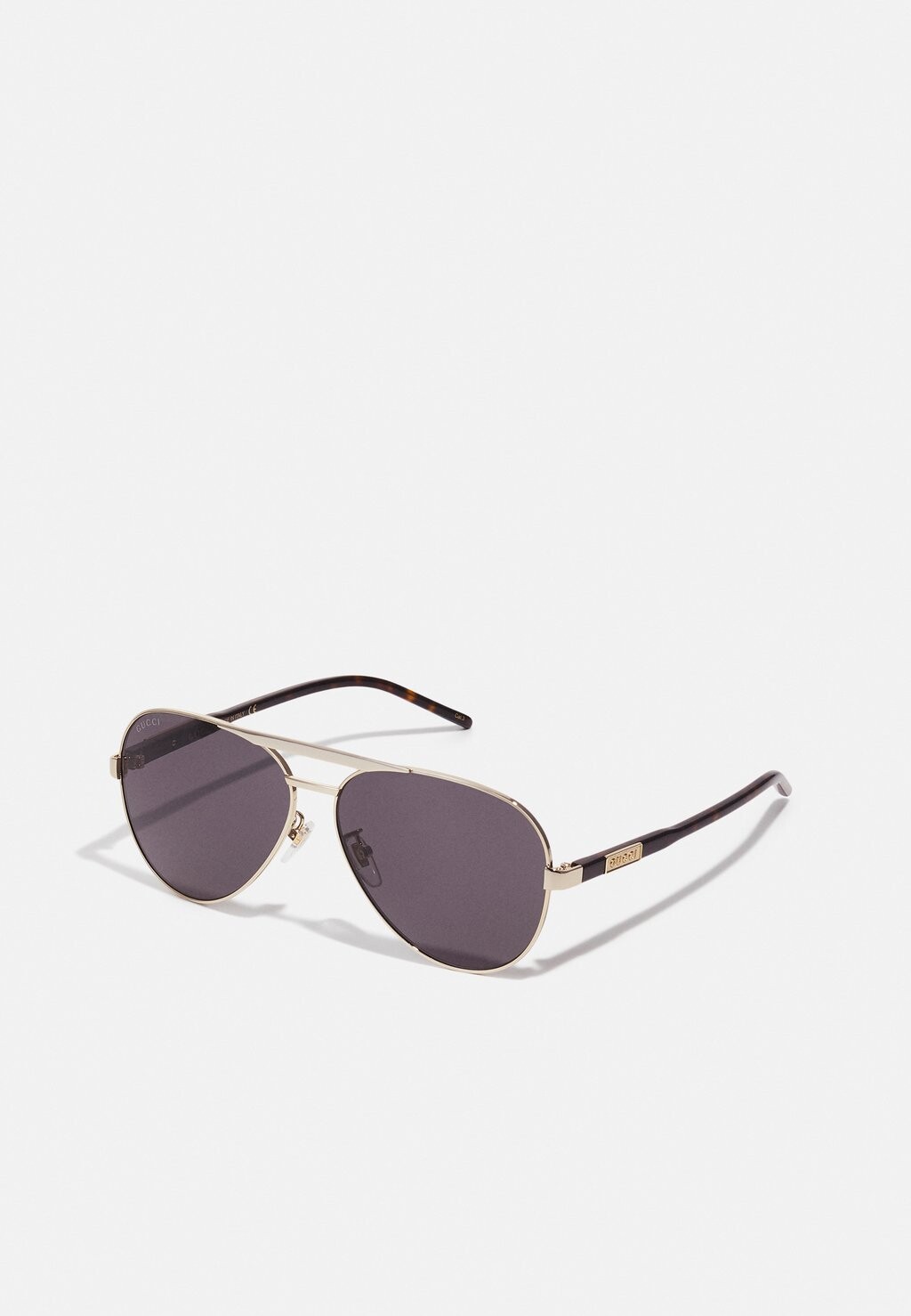 

Солнцезащитные очки Gucci, цвет gold-havana-grey