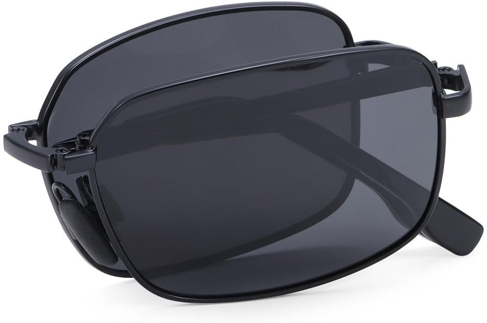 

Складные солнцезащитные очки для мужчин и женщин, модные, красочные, с зеркальными линзами, портативные, складные, с металлической оправой, солнцезащитные очки для ночного использования WNCKSQ, C1