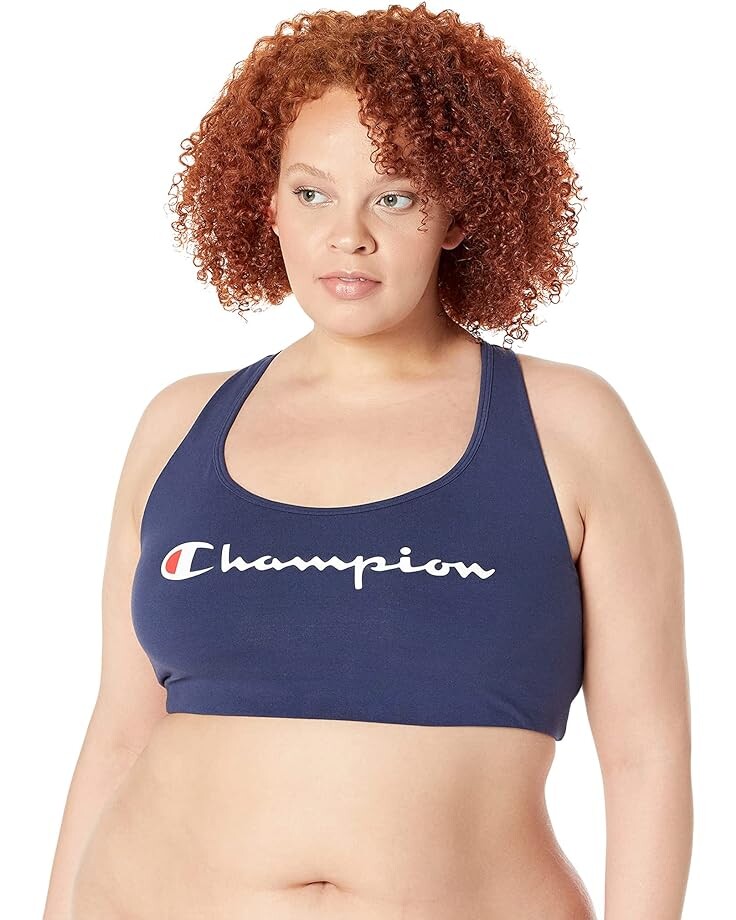 

Бюстгальтер Champion Plus Size Authentic Sports Bra, цвет Athletic Navy